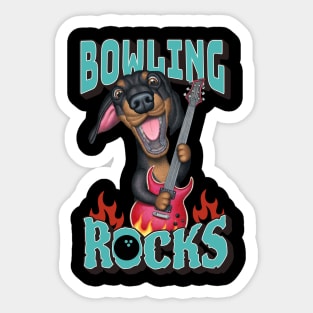 Bowling Rocks Sticker